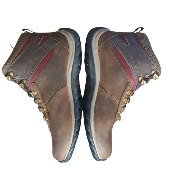 Timberland Norwood Mid Hiking Boot Distressed Brown Waterproof Leather size 10 - Picture 2 of 12